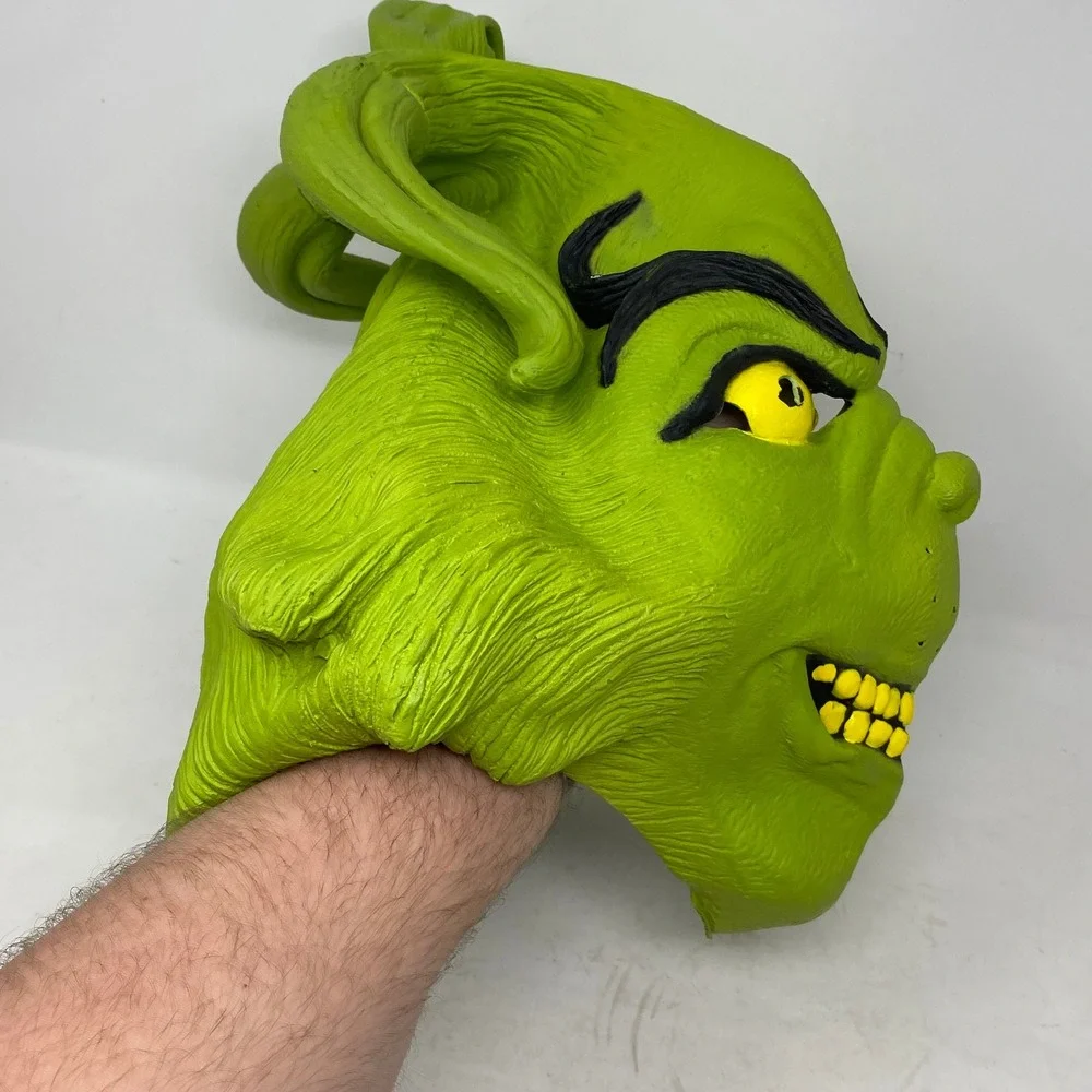 Dr Seuss The Grinch Latex Mask Green Christmas‎ Holiday Costume Accessory Mexico